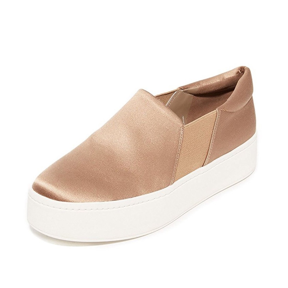Women's Slip-On Platform Sneaker Vince Warren Satin‎